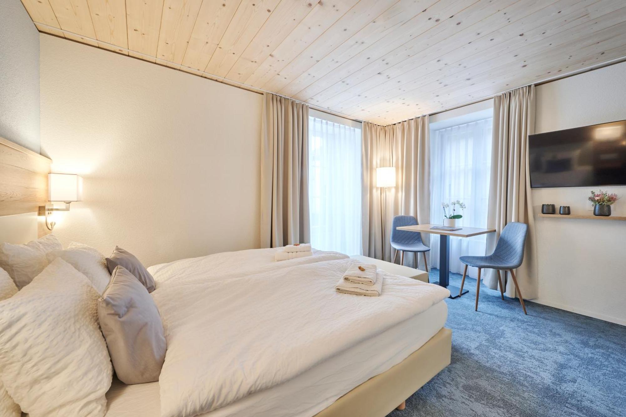 Aparthotel Krone - Self Check-In Unterseen Экстерьер фото